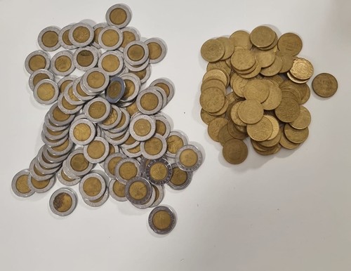 Stock monete 500 lire - stock, +