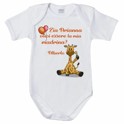 Body neonato personalizzato