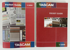 TASCAM POCKET GUIDE - MIXER / VARI STRUMENTI - 2 CATALOGHI ORIGINALI 2004/2006