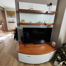 Parete attrezzata mobile TV  soggiorno con mensole scomponibili 