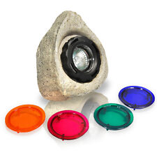  Faretto sommergibile in pietra per laghetto fontana cascata 1x20w  12v