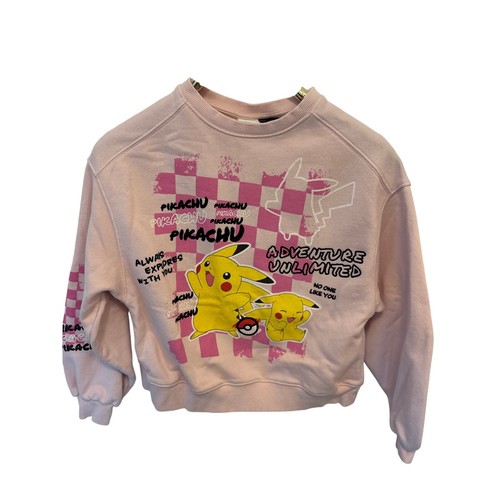 Felpa rosa girocollo - , pikachu
