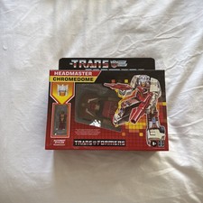 Transformers Retro Reissue Headmaster Chromedome con stilo nuovo con scatola sigillato 