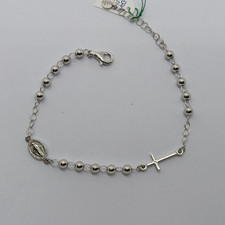 BRACCIALE ROSARIO IN ARGENTO