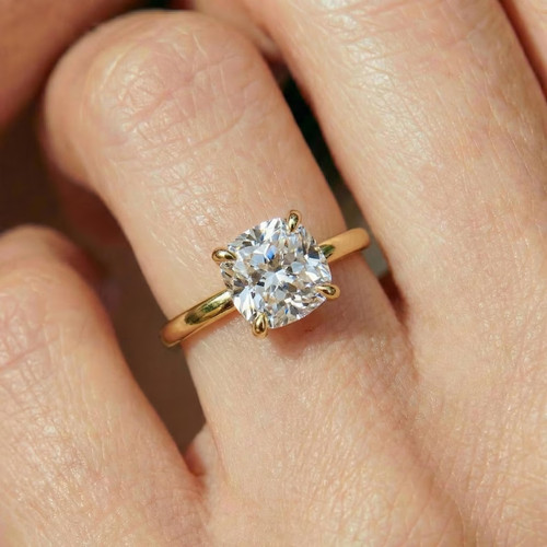 Anello solitario donna