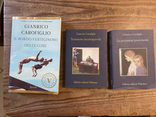 Gianrico CAROFIGLIO-TESTIMONE INCONSAPEVOLE-LE PERFEZIONI PROVVISORIE-Sellerio