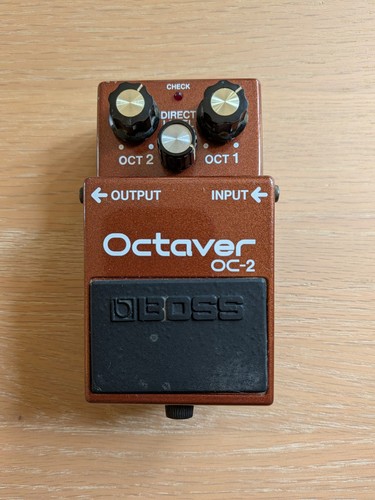 Boss octaver etichetta - boss, oc-2