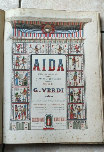 Spartito opera aida - spartito,