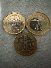 ⭐️??Lotto 3 Monete Da 1€ Circolate- Italia  2010-2017+??1€ Slovacchia 2009⭐️