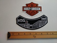 2019 HARLEY DAVIDSON HOG PATCH DISTINTIVO STEMMA ADESIVO DECALCOMANIA MOTOCICLISTA MOTO MC HD