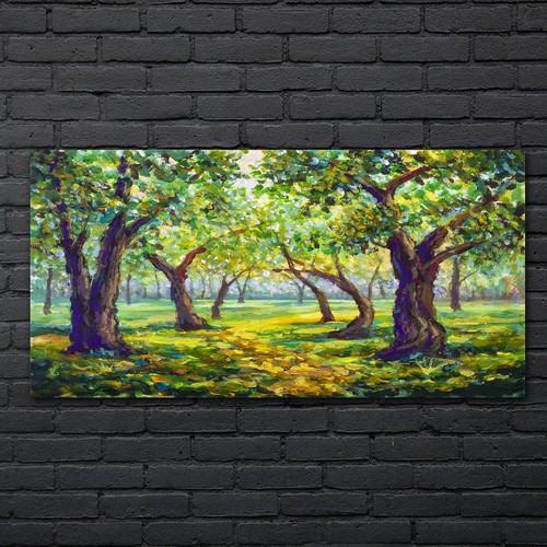 ölgemälde wald bäume natur - bäume,