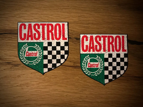 Adesivi castrol old school - old,