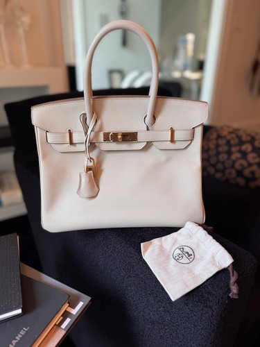 Hermes birkin craie - birkin, 30,