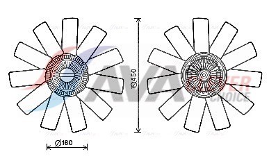 Ventola del radiatore - ,
