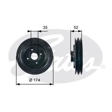 Puleggia albero motore TVD1124