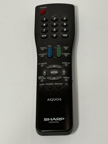 Sharp aquos ga381wjsa remote - sharp,