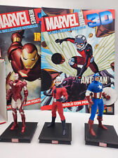 Lotto 3 statuine Marvel Heroes 3D Capitan America Iron Man Ant-Man + 2 poster  V