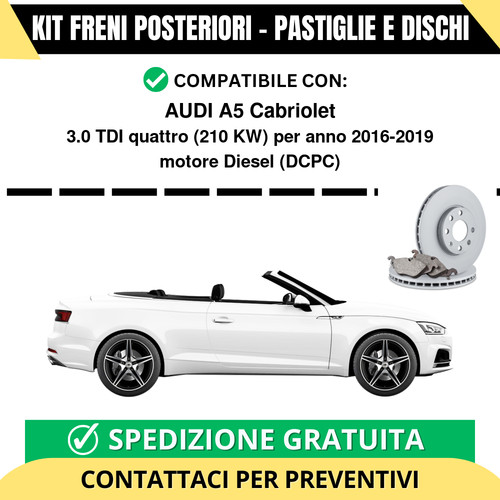 Kit freni posteriori - freni, audi