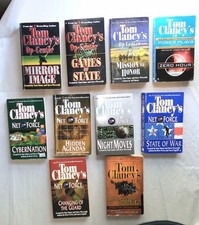 Tom Clancy paperback lot 10