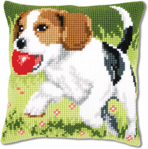 Kit cuscino punto croce beagle - punto,