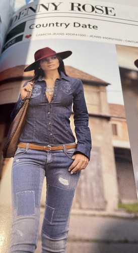Denny rose camicia jeans - denny,