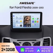 Autoradio Carplay GPS Navi RDS WIFI per Ford Fiesta 2008-17 Android 13 IPS 9"