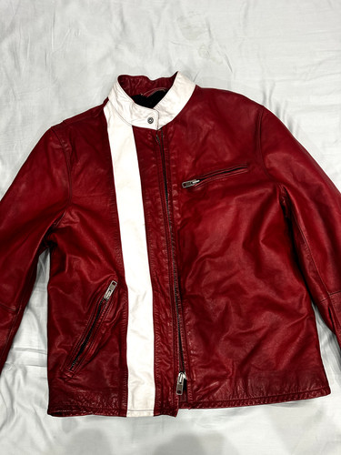 Gap red vera pelle - red,