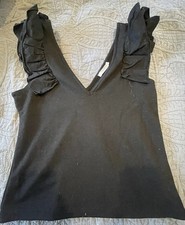 Zara Trafaluc Ruffle Sleeve