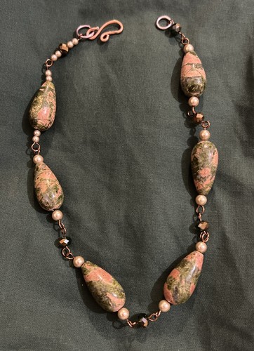 Pietre unakite vintage forma - unakite,
