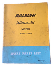 Raleigh Ultramatic Ciclomotore Moto RM9 Lista Ricambi Libro Originale 36 Pagine