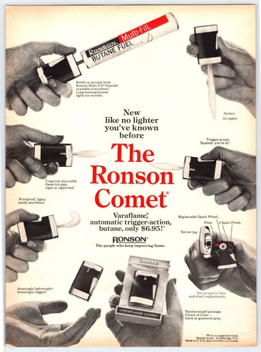 1969 accendino ronson - 1969, l'accendino