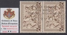 ITALIA CEFALONIA - n.19d cv 6720$ OV INVERTITO firmato RAYBAUDI e SORANI.  MNH**