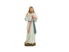 Statua GESU' MISERICORDIOSO in resina 30 CM dipinta a mano