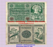 WEIMAR 50 Reichsmark 1920