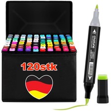 Set pennarelli acrilici 120 colori metallizzati paint marker impermeabili permanenti DHL