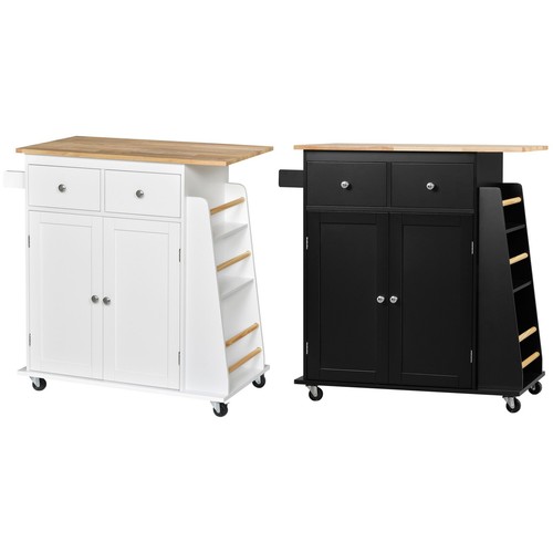 Homcom carrello cucina - carrello,