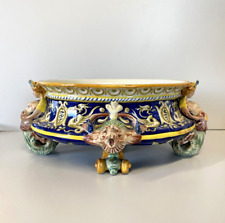 ANTICA ALZATA CENTROTAVOLA V 146 CERAMICA Fantechi Firenze DECORO GROTTESCHE 900