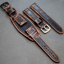 Correa de reloj  cuero negra