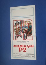LOCANDINA ATTENTI A QUEI P2 PIPPO FRANCO BOMBOLO ANNA MARIA RIZZOLI C1
