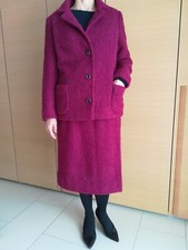 Tailleur  donna lana cotta ciclamino