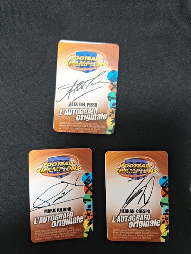 Football champions autografi - football,