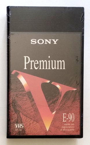 Vhs sony premium vergine - e-90,