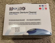 iSonic F3900 Pulitore ad Ultrasuoni per Protesi/Allineatore/Ritenuto, Bianco