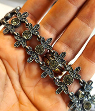 bracciale vintage americano anni 60 con cristalli firma Napier - vtg bracelet