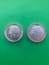 Lotto  2   monete da 500 £ in