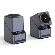 Caricatore Wireless Magnetico Rotante Elettrico 4In1 Da 15 W Display Del Tempo R