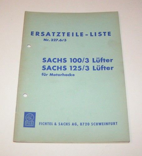 Lista ricambi sachs 100 - di,
