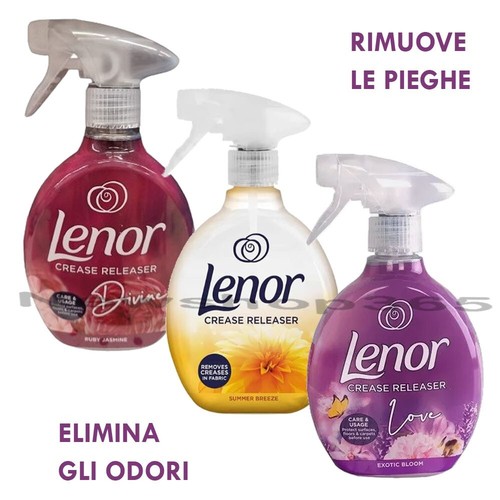 Lenor spray rimuove pieghe - lenor,
