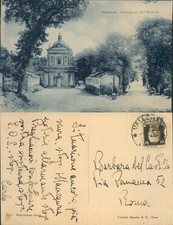 VALLERANO CHIESA VIALE E  CARRETTO D'EPOCA  CON CAVALLO -N.48691