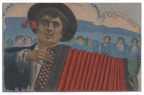 Cartolina basilio cascella - cartolina,